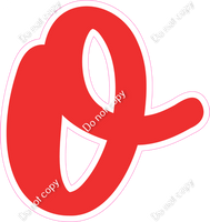 CU 23.5" Individuals - Flat Red o