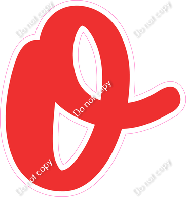 CU 23.5" Individuals - Flat Red o