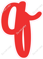 CU 23.5" Individuals - Flat Red q