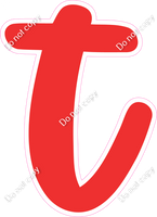 CU 23.5" Individuals - Flat Red t