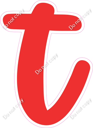 CU 23.5" Individuals - Flat Red t