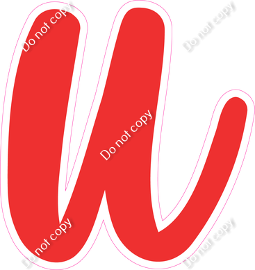 CU 23.5" Individuals - Flat Red u