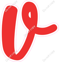 CU 23.5" Individuals - Flat Red v