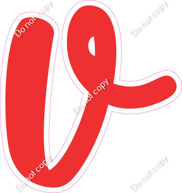 CU 23.5" Individuals - Flat Red v