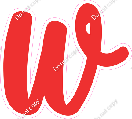 CU 23.5" Individuals - Flat Red w