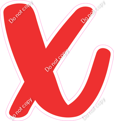 CU 23.5" Individuals - Flat Red x