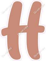 CU 23.5" Individuals - Flat Rose Gold H