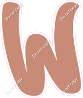 CU 23.5" Individuals - Flat Rose Gold W