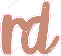 CU 23.5" Individuals - Flat Rose Gold RD