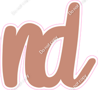 CU 23.5" Individuals - Flat Rose Gold ND