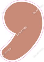 CU 23.5" Individuals - Flat Rose Gold Apostrophe