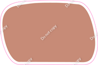 CU 23.5" Individuals - Flat Rose Gold Dash