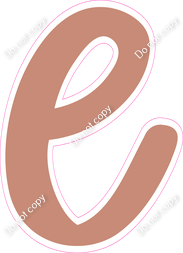 CU 23.5" Individuals - Flat Rose Gold l