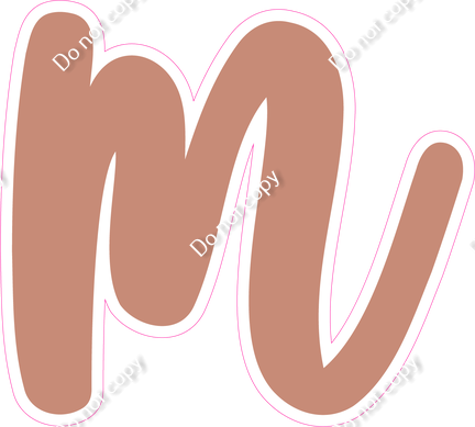 CU 23.5" Individuals - Flat Rose Gold m