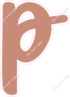 CU 23.5" Individuals - Flat Rose Gold p