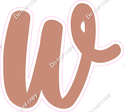 CU 23.5" Individuals - Flat Rose Gold w