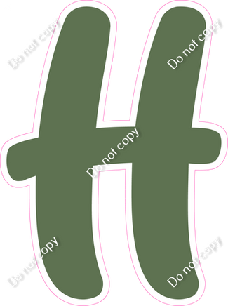 CU 23.5" Individuals - Flat Sage H