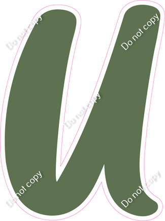 CU 23.5" Individuals - Flat Sage U