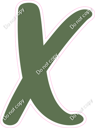 CU 23.5" Individuals - Flat Sage X