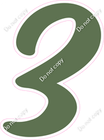 CU 23.5" Individuals - Flat Sage 3