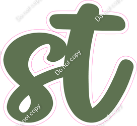 CU 23.5" Individuals - Flat Sage ST