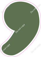 CU 23.5" Individuals - Flat Sage Apostrophe