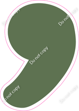 CU 23.5" Individuals - Flat Sage Apostrophe