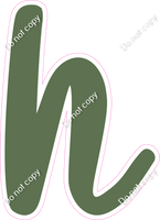 CU 23.5" Individuals - Flat Sage h