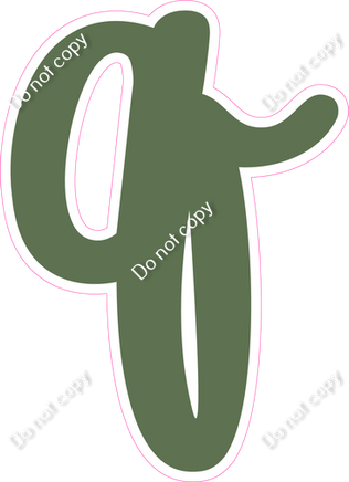 CU 23.5" Individuals - Flat Sage q