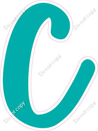 CU 23.5" Individuals - Flat Teal C