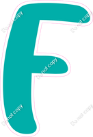 CU 23.5" Individuals - Flat Teal F