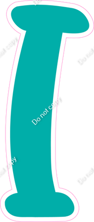 CU 23.5" Individuals - Flat Teal I