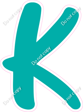 CU 23.5" Individuals - Flat Teal K