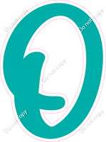 CU 23.5" Individuals - Flat Teal O