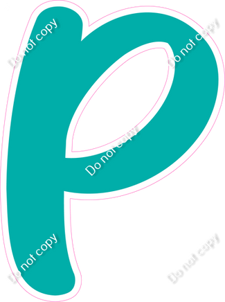 CU 23.5" Individuals - Flat Teal P