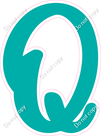 CU 23.5" Individuals - Flat Teal Q