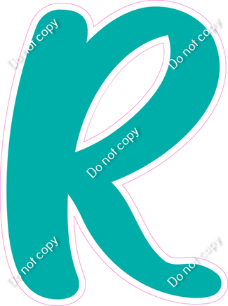 CU 23.5" Individuals - Flat Teal R