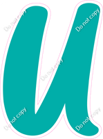 CU 23.5" Individuals - Flat Teal U