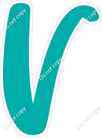 CU 23.5" Individuals - Flat Teal V