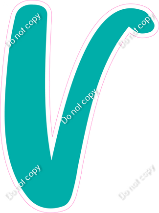 CU 23.5" Individuals - Flat Teal V