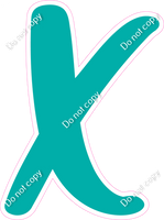 CU 23.5" Individuals - Flat Teal X