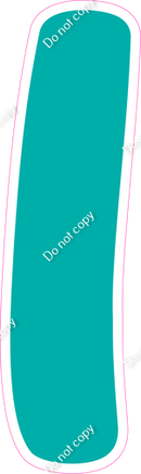 CU 23.5" Individuals - Flat Teal 1