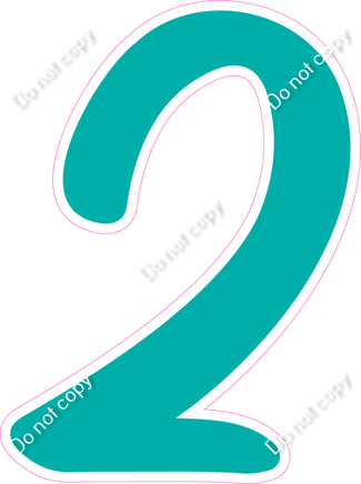 CU 23.5" Individuals - Flat Teal 2