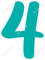 CU 23.5" Individuals - Flat Teal 4