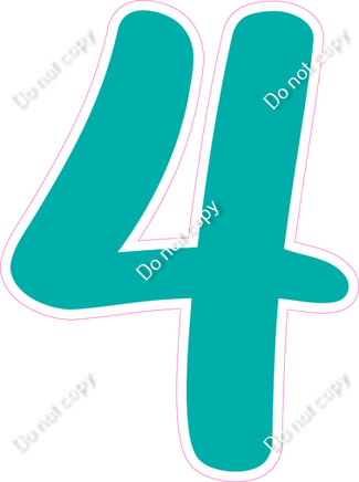 CU 23.5" Individuals - Flat Teal 4