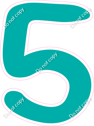 CU 23.5" Individuals - Flat Teal 5