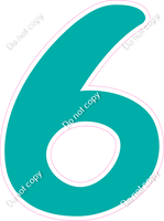 CU 23.5" Individuals - Flat Teal 6