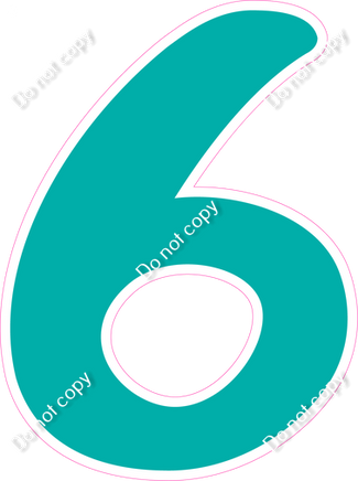 CU 23.5" Individuals - Flat Teal 6