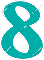 CU 23.5" Individuals - Flat Teal 8