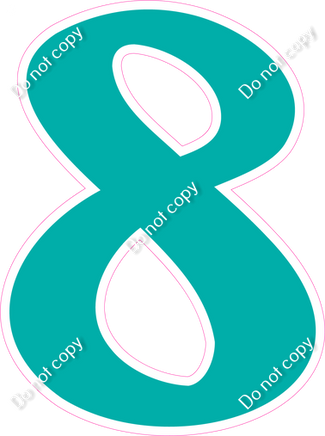 CU 23.5" Individuals - Flat Teal 8